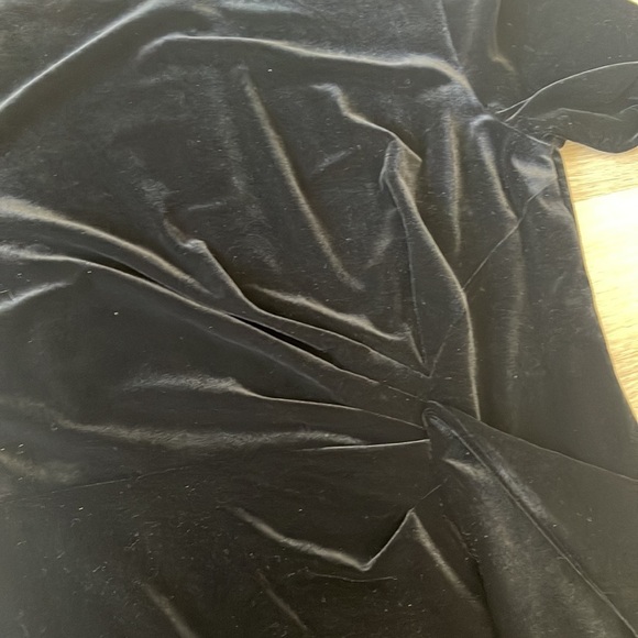 NWT Antonio Melani Black Velvet Dress sz 12 - Picture 6 of 12